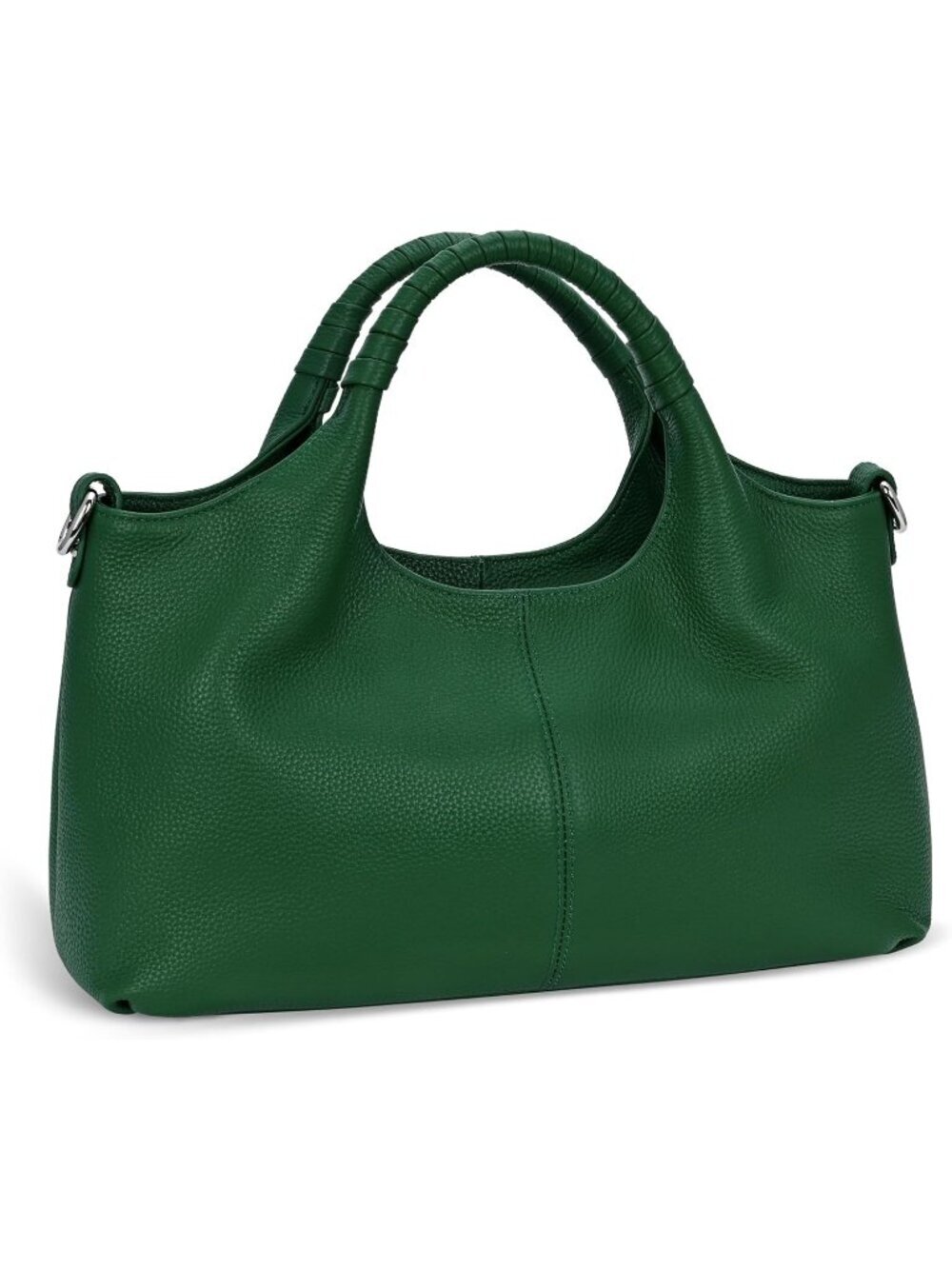Women's Green Genuine Leather Shoulder Satchel Designer Crossbody Hobo Bags
